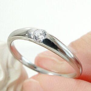 pt900 0.10ct ダイヤモンド リング プラチナ ひと粒 リング 一粒 ダイヤ シンプル 甲丸 指輪 ダイア 送料無料 レディース ギフト プレゼント GUR1105Bの画像