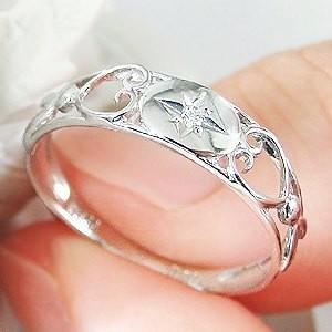 ダイヤモンドリング リング 指輪 ダイヤモンド ダイヤ プラチナ pt900 プラチナ900 レーシー 華奢 透け感 4月 誕生石 GUR1139PT |  | 03