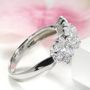 プラチナ 1カラット pt900 1ct ダイヤモンド リング 送料無料 ダイヤ リング プラチナ Hカラー SI フラワー 花 お花 指輪 記念 結婚 ダイア 婚約 GUR1181の画像