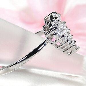 pt900 1.0ct パヴェ ダイヤモンド ハート リング プラチナ １カラット ダイアモンド 1ct 指輪 ギフト プレゼント 人気 婚約 ギフト プレゼント GUR1270の画像