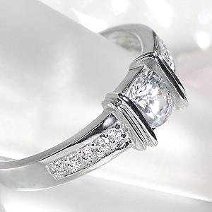 pt900 プラチナ ダイヤモンド ダイヤ 指輪 リング エタニティ 0.6ct 重ねづけ Hカラー SI2 GOODカット 大粒 一粒 GUR1273CGL |  | 01