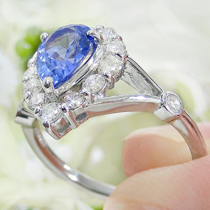 タンザナイト 2.22ct ダイヤ リング 指輪 【公式通販】