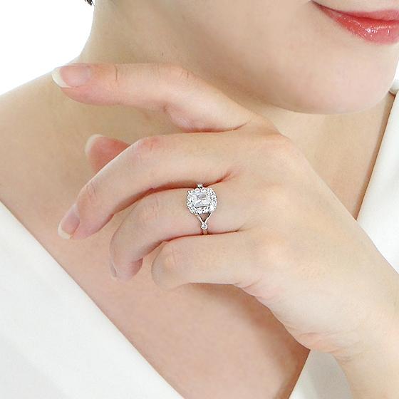 中央宝研鑑定書付 Pt900 1.70ct プラチナ ダイヤモンド リング 送料