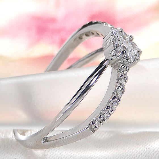Pt900 0.3ct プラチナ ダイヤモンド リング 送料無料 指輪 ダイヤ 