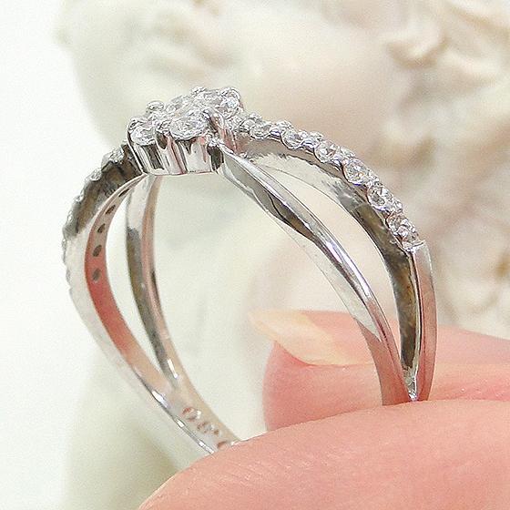 Pt900 0.3ct プラチナ ダイヤモンド リング 送料無料 指輪 ダイヤ 
