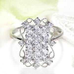 pt900 1.00ct ダイヤモンド リング ダイヤ プラチナ Hカラー ＳＩクラス SI ＳＩ 幅広 指輪 1カラット ダイア ダイアモンド ギフト プレゼント GUR1288の画像