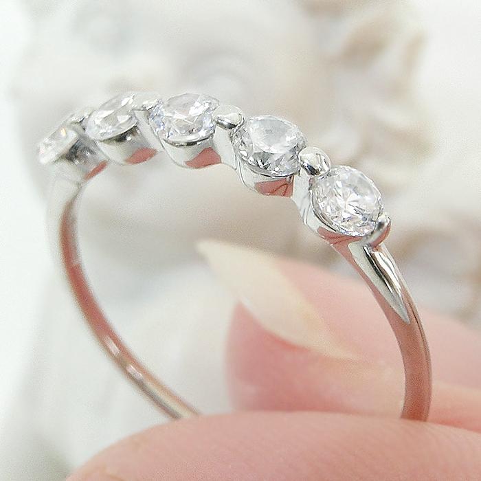 pt900 0.5ct ダイヤモンド エタニティリング 送料無料 ダイヤ プラチナ