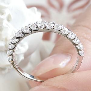 pt900 プラチナ ダイヤモンド ダイヤ 指輪 リング 0.5ct ハート  