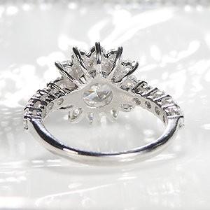ダイヤモンド リング プラチナ 大粒 H-SI2-Good 指輪 ダイヤ 3カラット 