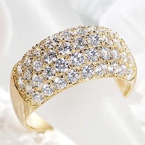 ダイヤモンドリング パヴェ リング 指輪 ダイヤモンド 18k 18金 ダイヤモンドリング パヴェ リング 指輪 ダイヤモンド 18k 18金