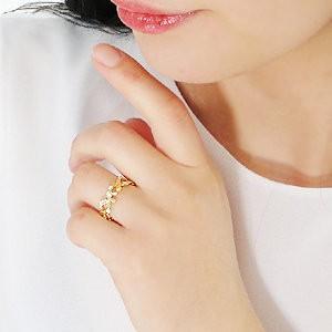 ダイヤモンドリング リング 指輪 ダイヤモンド ダイヤ 蝶 ちょうちょ ゴールド 18k 18金 YG バタフライ GUR1501YGの画像