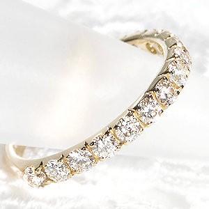 ダイヤモンドリング ダイヤモンド リング 指輪 エタニティ 1カラット Hカラー SIクラス 18k 18金 ゴールド GUR1503K18の画像