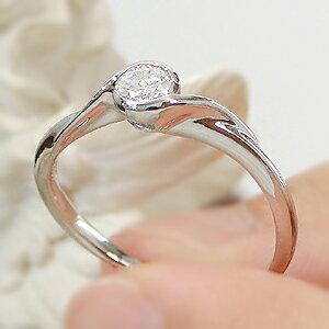 ダイヤモンドリング0.2c 、PT900 刻印あり