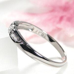 pt900 0.12ct ダイヤモンド リング 送料無料 ダイヤ プラチナ PT  