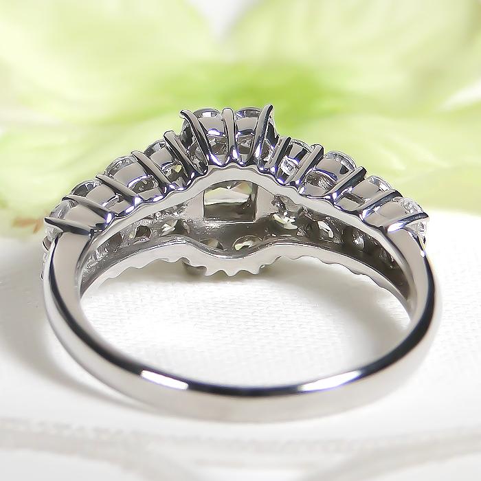 Pt900 1.40ct ダイヤモンド リング 送料無料 プラチナ PT Hカラー SI