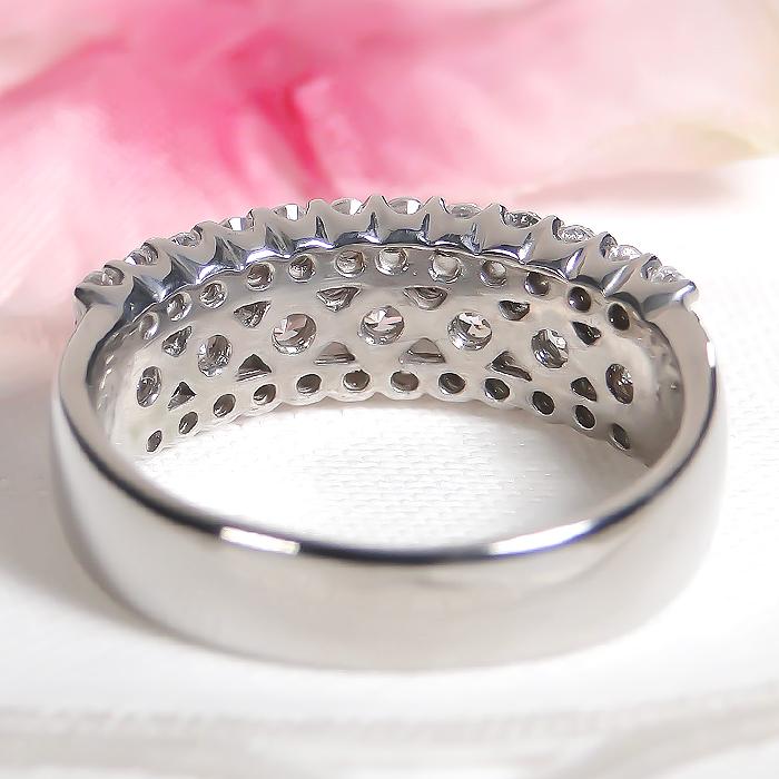 Pt900 1.0ct ダイヤモンド リング 送料無料 プラチナ PT Hカラー SI