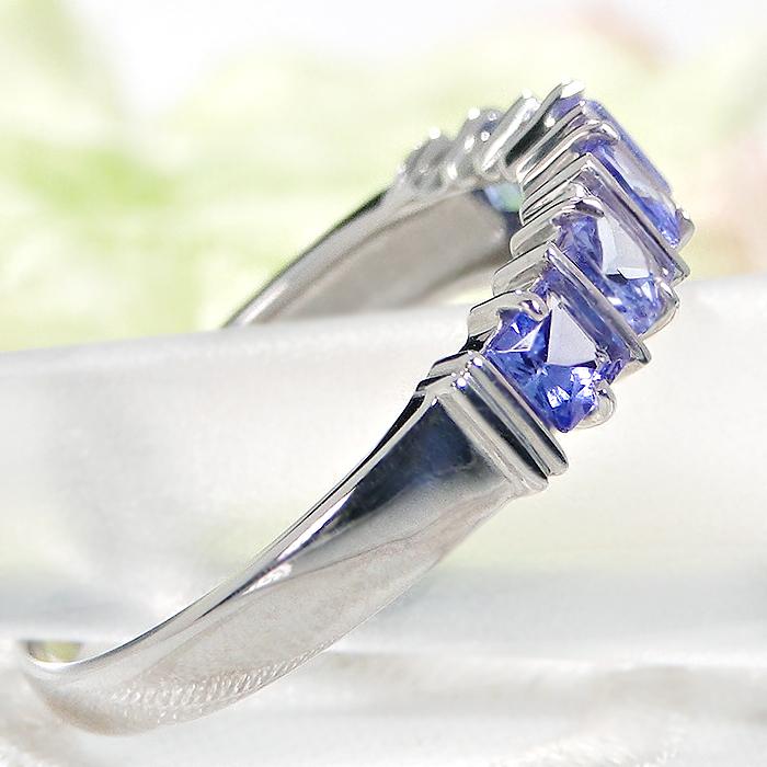 Pt900 0.7ct タンザナイト リング 送料無料 プラチナ PT900 タンザ