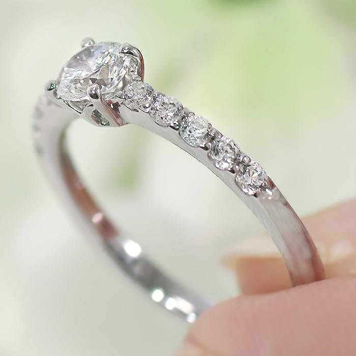 Pt900 0.8ct ダイヤモンド リング センター石 中央宝石研究所 ソーティング付 送料無料 プラチナ PT 華やか ゴージャス 大粒 一粒 ひと粒 指輪 豪華 GUR1535の画像