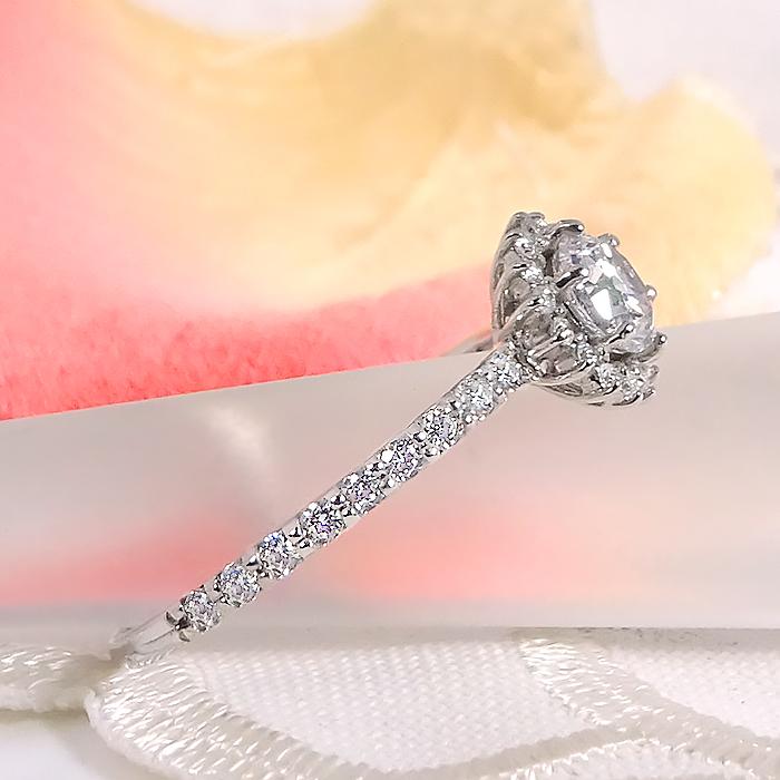 Pt900 0.53ct ダイヤモンド リング 送料無料 指輪 結婚 婚約 プラチナ