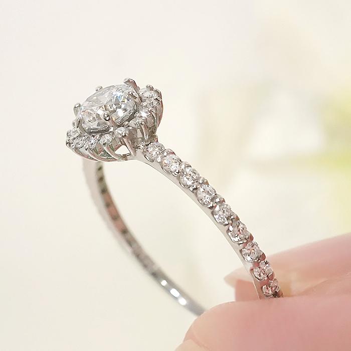Pt900 0.53ct ダイヤモンド リング 送料無料 指輪 結婚 婚約 プラチナ