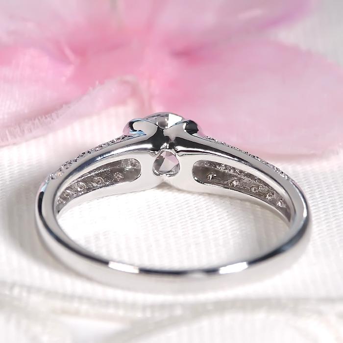 Pt900 0.7ct ダイヤモンド リング 送料無料 指輪 結婚 婚約 Hカラー SI