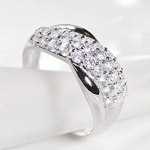 PT900 ダイヤモンド 1.00 パヴェ ハーフエタニティ リング プラチナ 楽天市場】【価格交渉 受付中☆11周年記念祭☆】ダイヤモンド