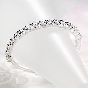 pt900 プラチナ ダイヤモンド ダイヤ 指輪 リング エタニティ ハーフ