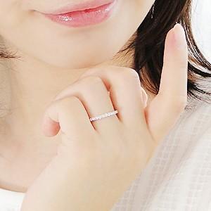 pt900 プラチナ ダイヤモンド ダイヤ 指輪 リング エタニティ ハーフ