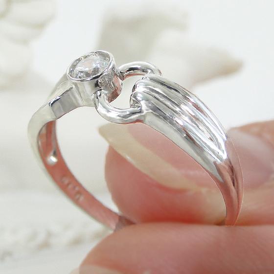 Pt900 0.1ct ダイヤモンド リング 送料無料 プラチナ アシンメトリー 