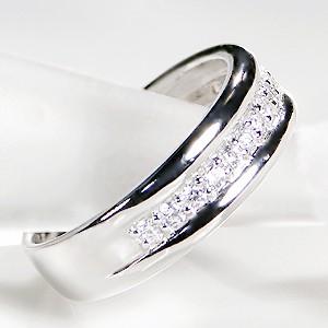 K18 WG ゴールド ダイヤモンド ダイヤ 指輪 リング シンプル 0.30ct