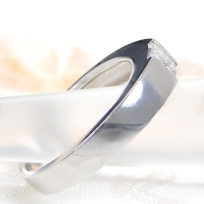 Pt900 0.16ct ダイヤモンド リング 送料無料 プラチナ Pt ダイア  Hカラー SIクラス シンプル 4月 誕生石 人気 指輪 レディース ギフト プレゼント GUR985-Ptの画像