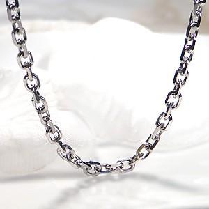 A＆S ネックレス　Pt850 ネックレス チェーン スクリュー 幅 2mm pt850 プラチナ 約 4.29