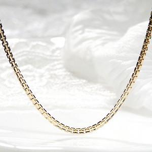 そた 18金　レールチェーンネックレス 楽天市場】K18YG 8面カット レールチェーン ネックレス ムーブ式