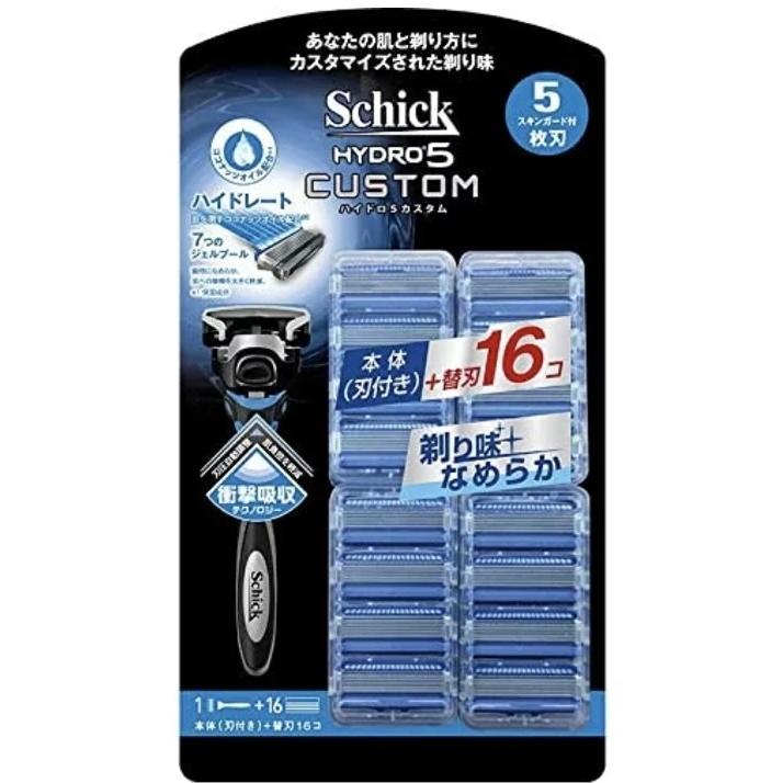 ☆カスタム☆シックハイドロ5 カスタム【送料無料！】 5枚刃 替刃17個