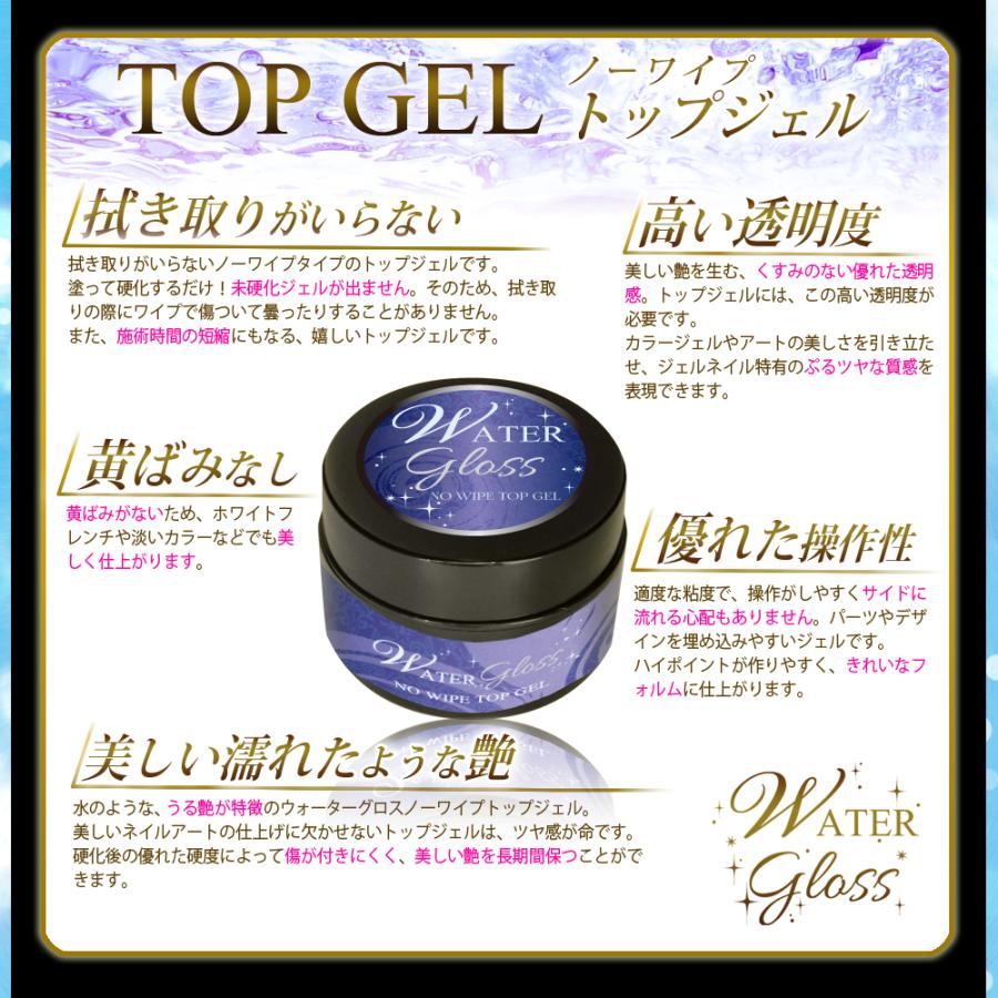 ウォーターグロスジェル 30g よりどり3個組 サンディング不要 ウォーターグロスジェル 30g よりどり3個組 サンディング不要