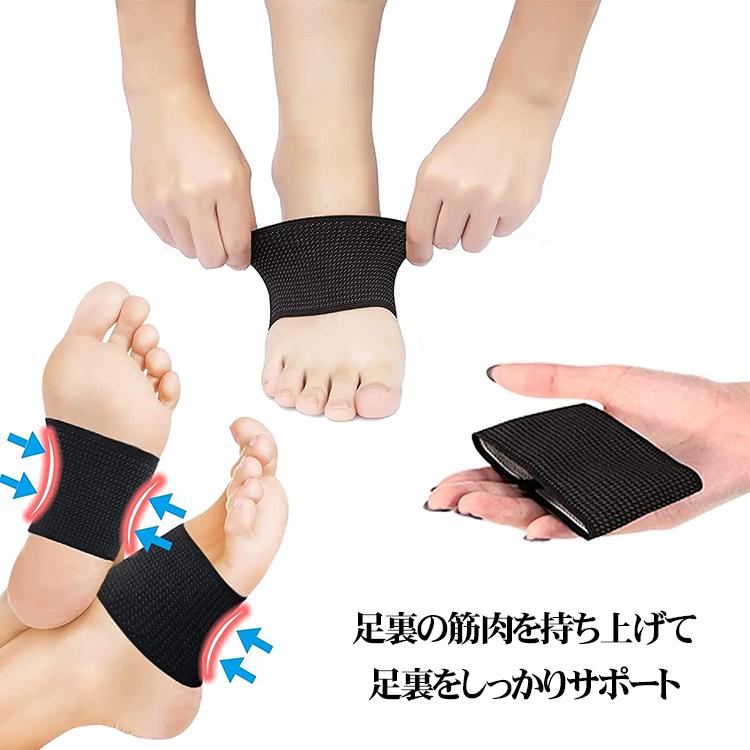 扁平足 サポーター 土踏まず 足用アーチサポーター 足裏 保護パッド