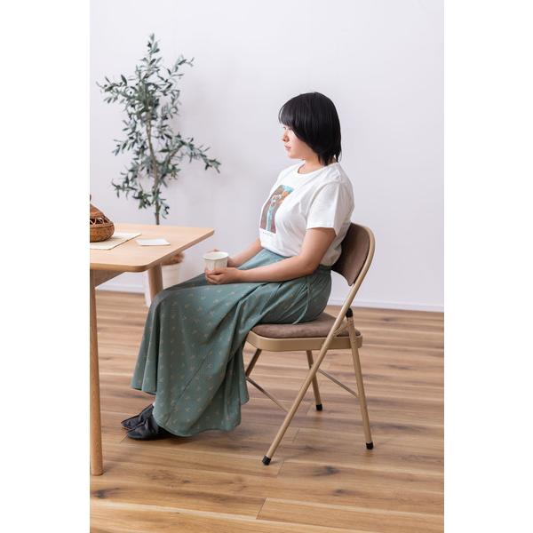 フォールディングチェア 折りたたみ イス 仕事用 椅子 パイプ椅子 PC-33 | 東谷 | 09