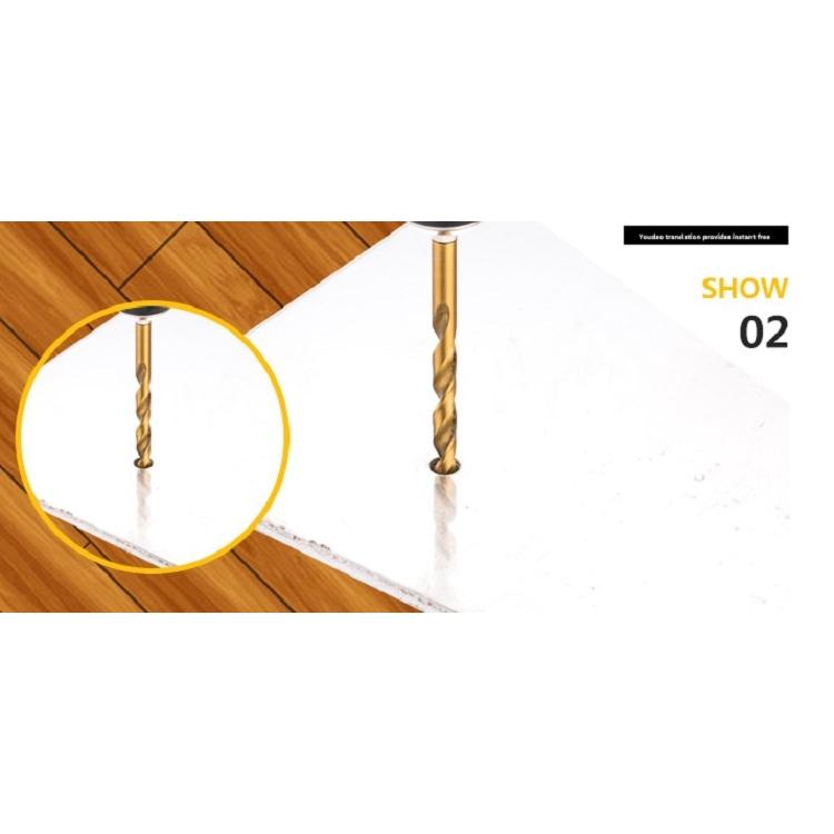 ドリルビット 穴開け セット 13本 六角軸 キリ HSS鋼 鉄 チタン : Good