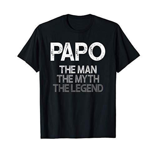 可愛いクリスマスツリーやギフトが！ Mens Papo T-Shirt Legend The Myth The Man The Gift: Shirt その他のコスプレ衣装