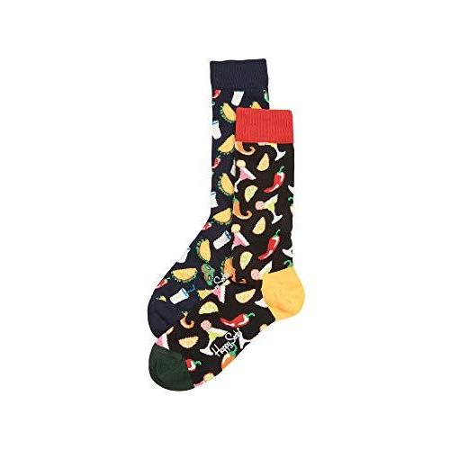 新品 Socks Happy タコスソックスギフトセット 5-10 Size: Shoe ダークブルー/ネイビー, 2パック, その他のコスプレ衣装