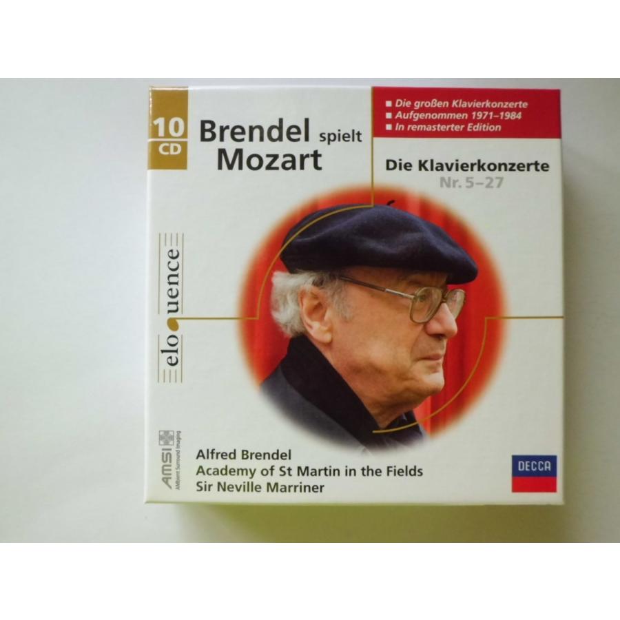 Mozart / The Piano Concertos / Alfred Brendel, Neville Marriner, etc. : 10 CDs // CD｜good-music-garden