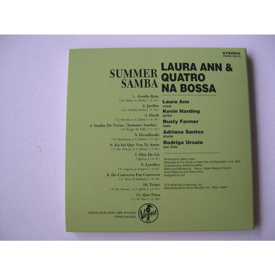 Laura Ann & Quatro Na Bossa / Summer Samba // CD｜good-music-garden｜02
