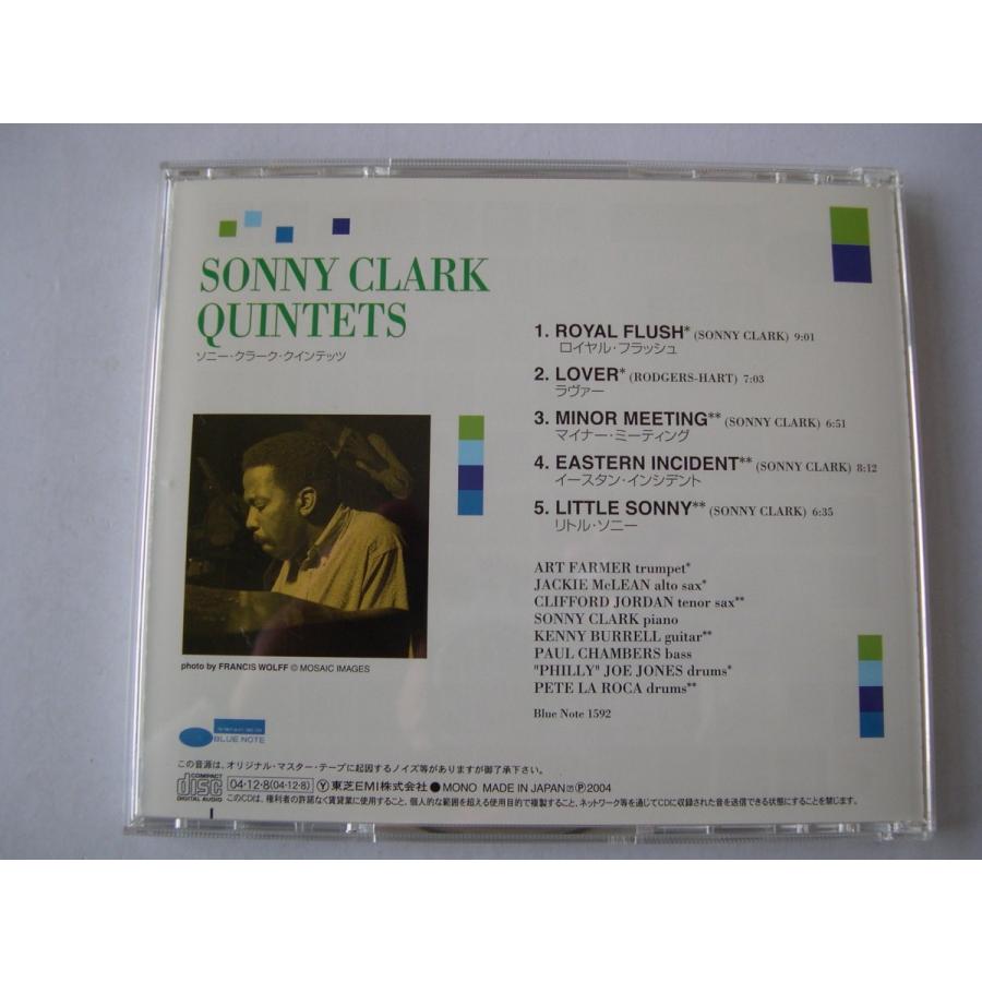 Sonny Clark Quintets // CD｜good-music-garden｜02