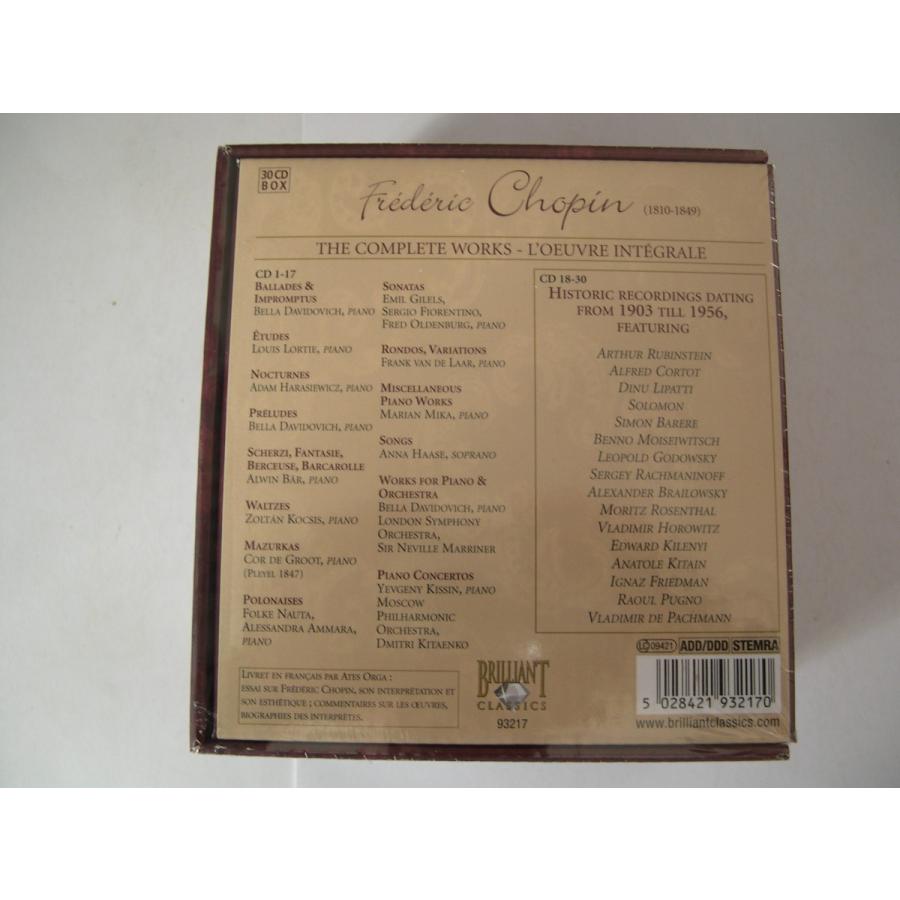 Chopin / Complete Works / Bella Davidovich, etc. : 30 CDs // CD｜good-music-garden｜02