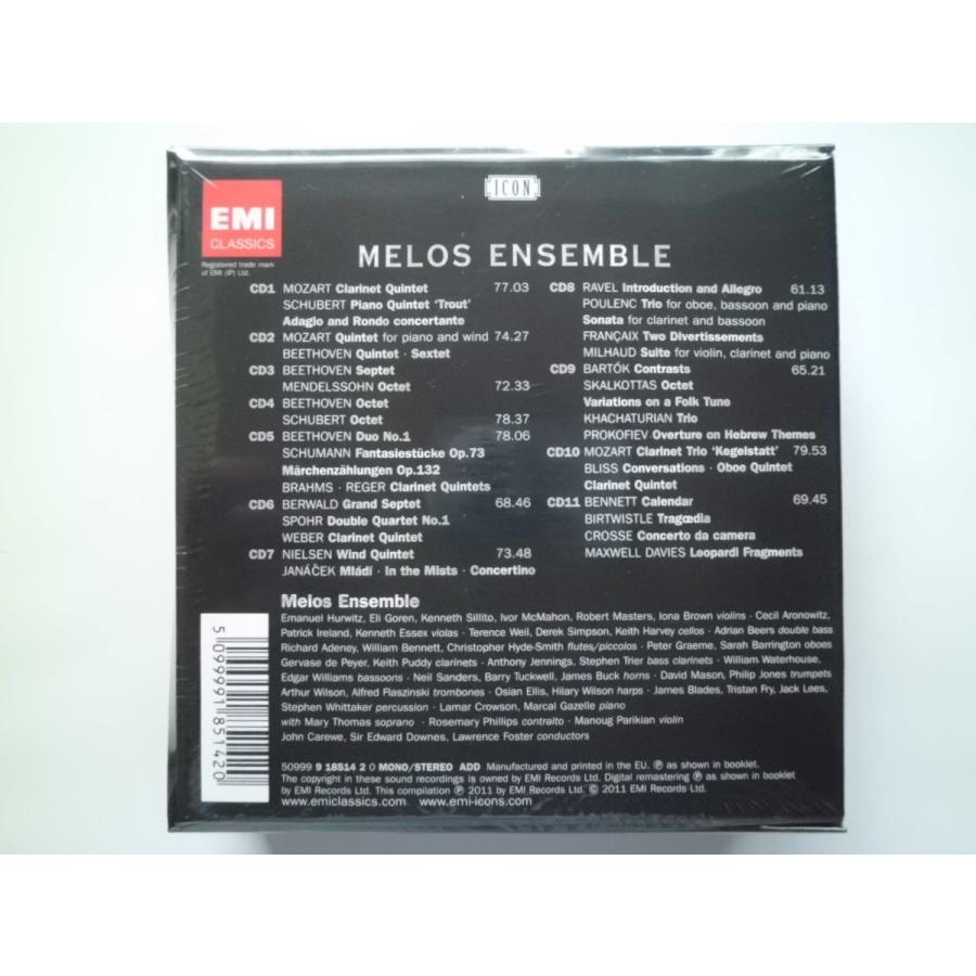 Melos Ensemble -ICON- / Mozart, Schubert, etc. : 11 CDs // CD｜good-music-garden｜02