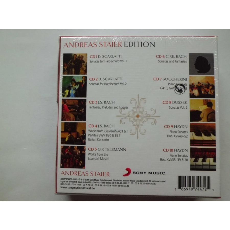 Andreas Staier Edition / Bach, Dussek, Haydn, etc. : 10 CDs // CD 