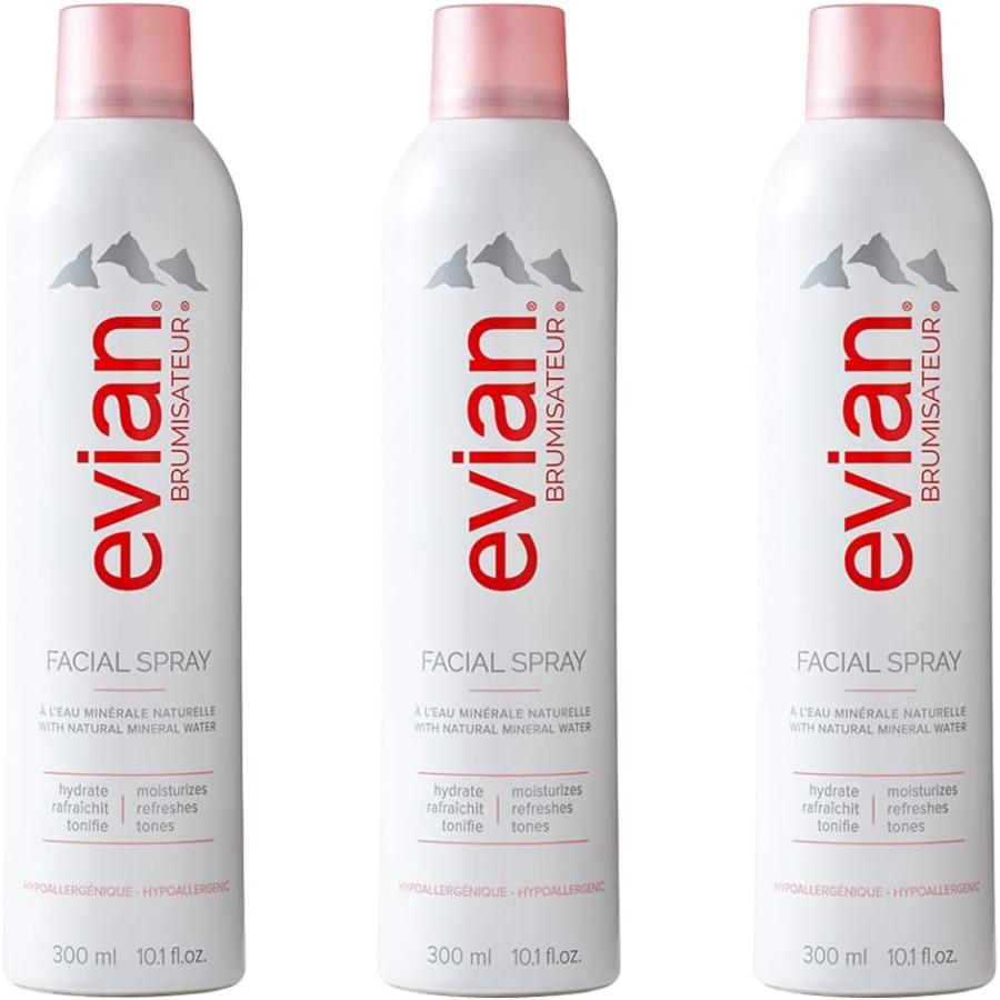 エビアン フェイシャルスプレー 3本 なめらか本舗 ミスト化粧水 5本 300ｇ evian（エビアン） フェイシャルスプレー 300ml×3本セット 化粧水