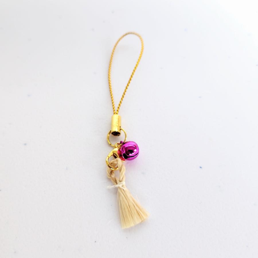 大麻職人が込め手づくりした『ペット用お守り（ピング鈴）』国産精麻　鈴付き | 