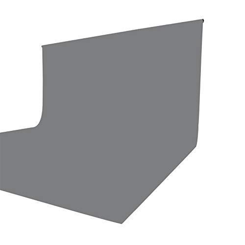 ISSUNTEX 背景幕 モスリン背景幕 フォトスタジオ 折りたたみ式 高密度スクリーン ビデオ撮影 テレビ用 グレー 10×12フィー 並行輸入