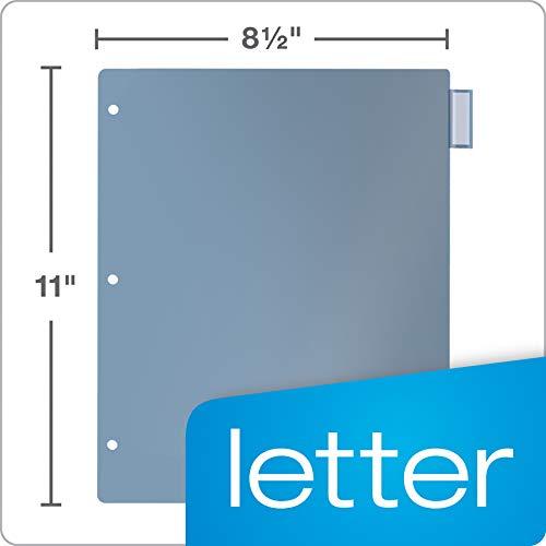 Poly Index Dividers  Letter  Assorted  5-Tabs/Set  4 Sets/Pack  並行輸入｜good-quality｜02
